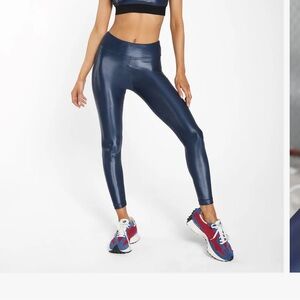 Koral deep blue leggings, NWT size S